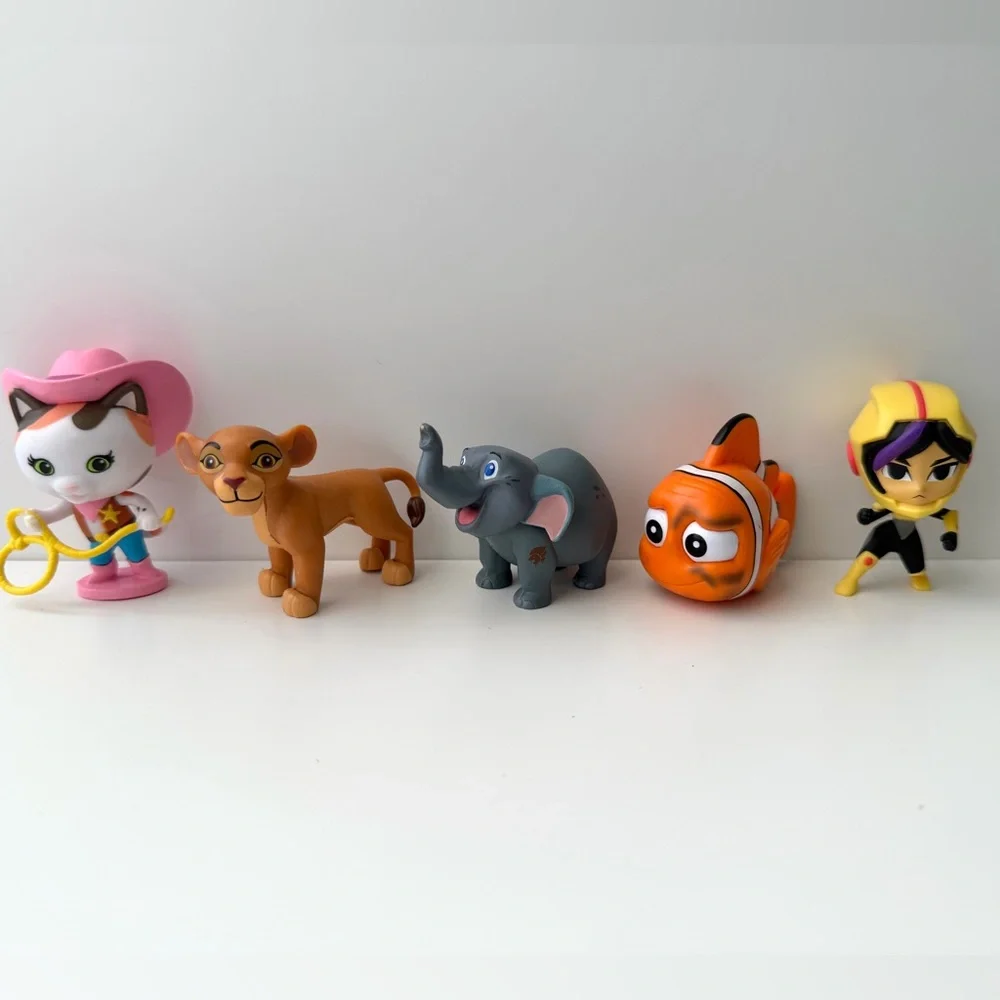 DISNEY Character Figures Lot 13pc Pixar, Princesses, Woody, Nemo & More Bundle